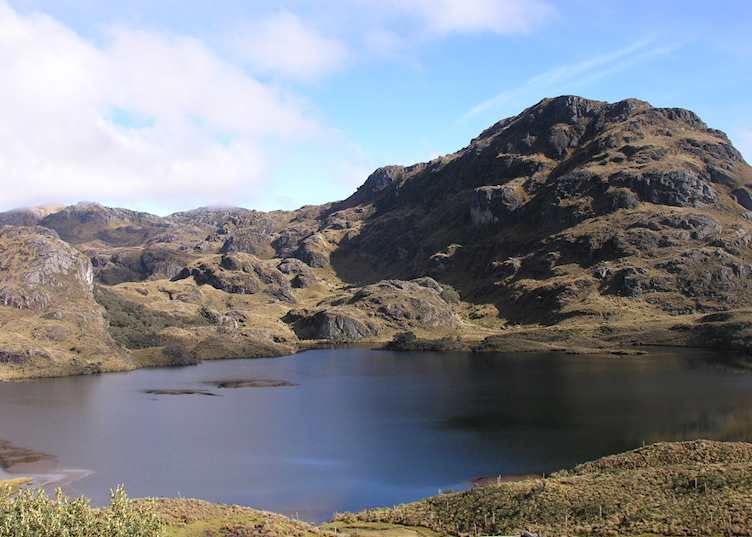 Rosario lakes in El Cajas National Park