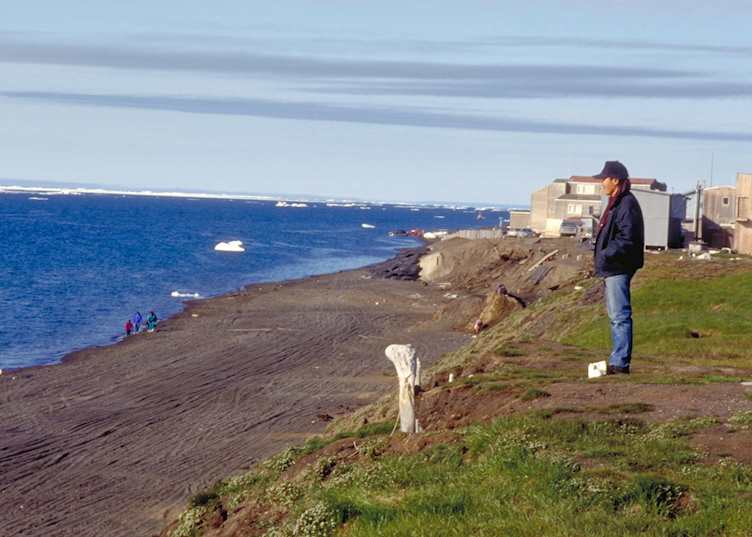 Overlooking the beach at Barrow