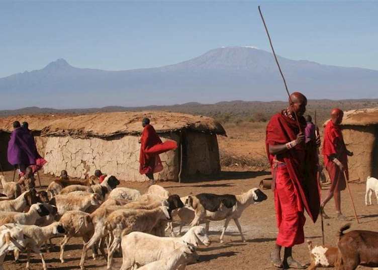 Masai Manyatta in the Chyulu Hills