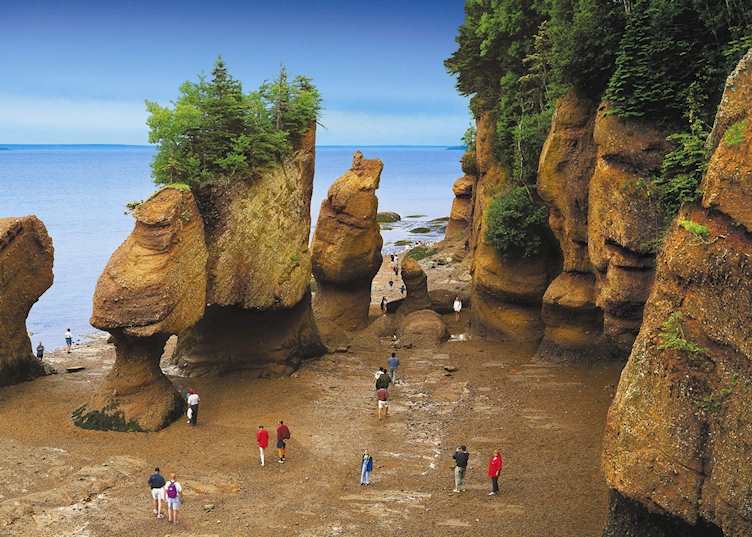 Hopewell Rocks Ocean Tidal Exploration Site, New Brunswick