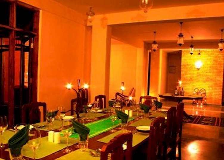 Dinning area at Forsyth Lodge, Satpura National Park