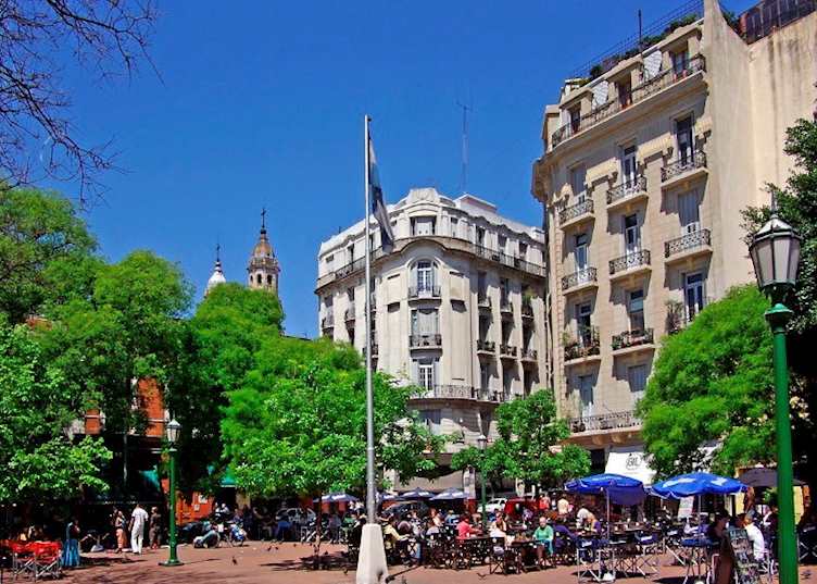 Plaza Dorrego, Buenos Aires, Argentina