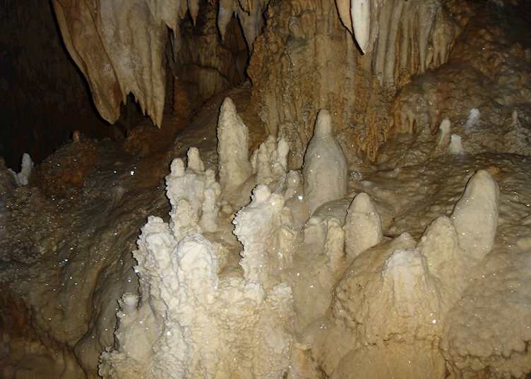 Stalagmites & Stalactites in ATM cave