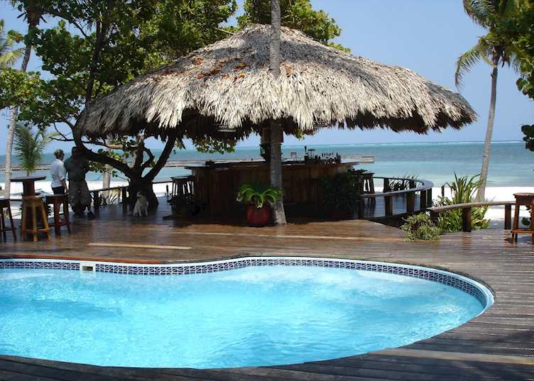 Swimming pool, Turneffe Island Lodge