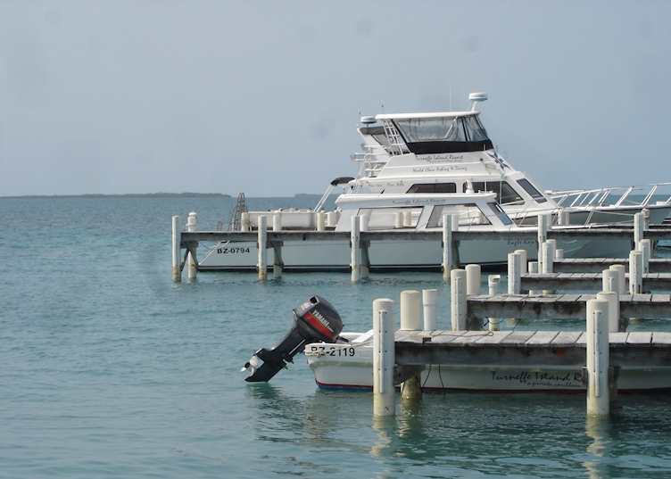 Turneffe Island Lodge boat