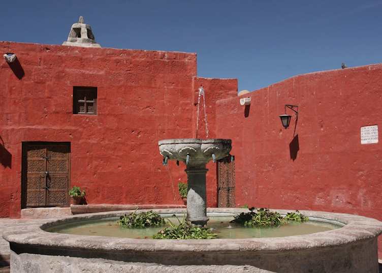 Inside the Santa Catalina Convent