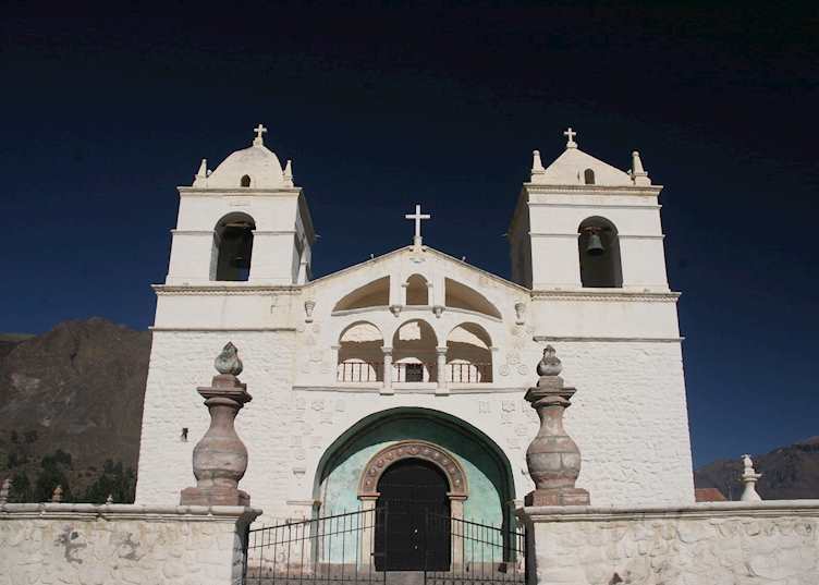 The church in Yanque, Colca Canyon