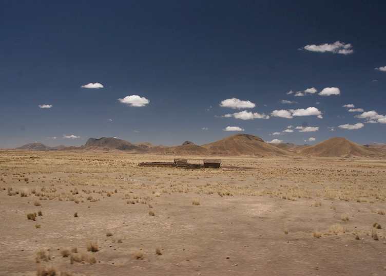 Isolated farm on the Altiplano
