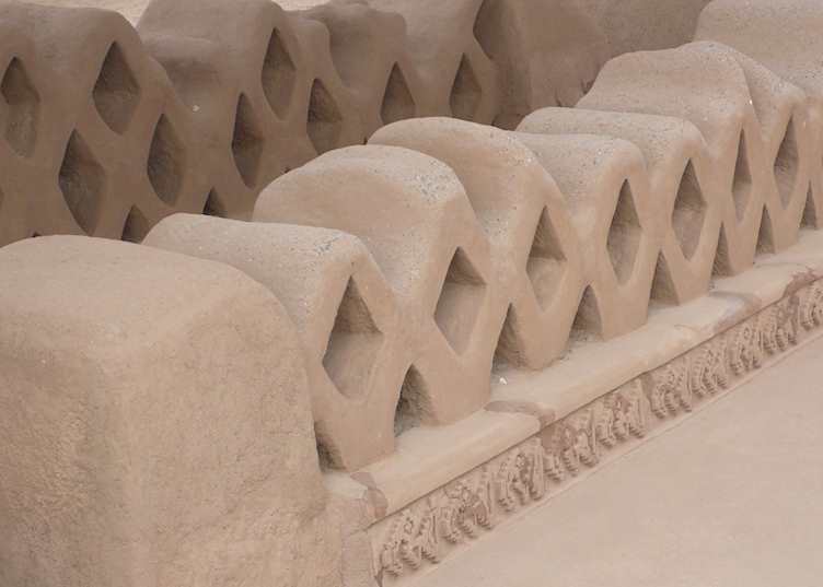 Adobe walls of Chan Chan, Trujillo