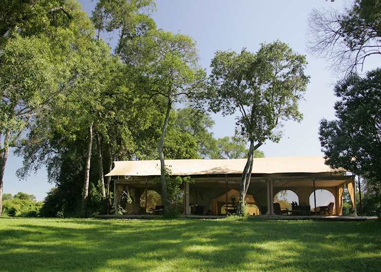 Main area at Rekero Tented Camp, Masai Mara