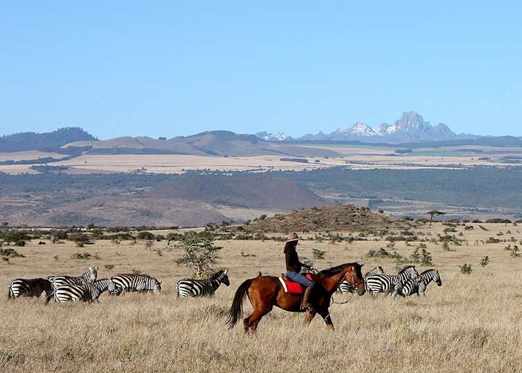 Horse riding from Lewa Wilderness 