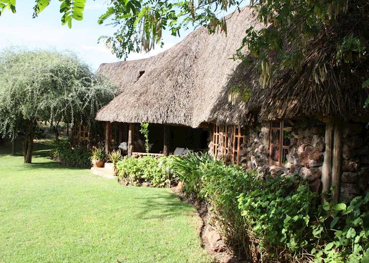 Garden room lawn, Lewa Wilderness Trails