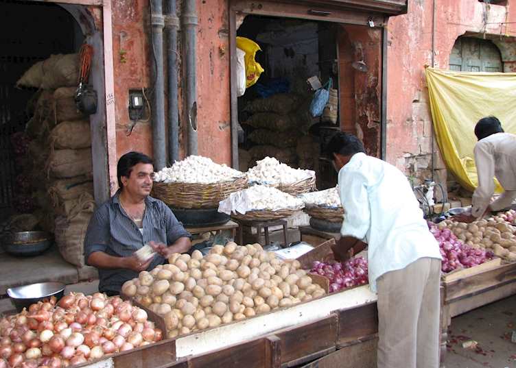 Vegetable market at Jaipur