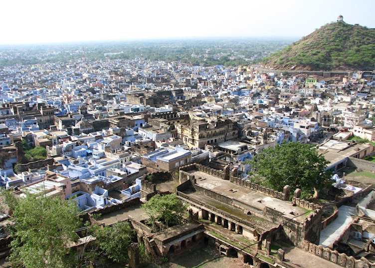 View of Bundi from the palace