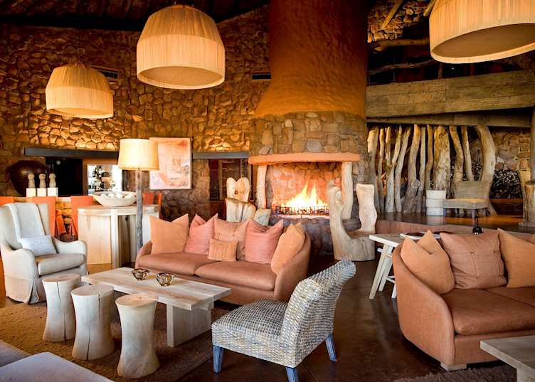 Motse Lounge, Motse Camp, Tswalu Kalahari Reserve