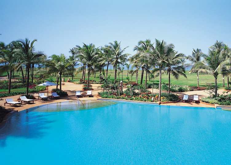 Swimming pool at Taj Exotica, South Goa