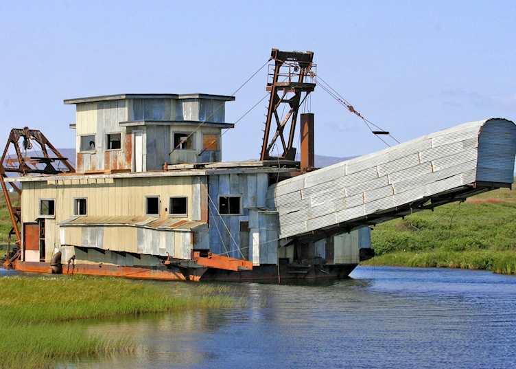A Historic Dredge near Nome