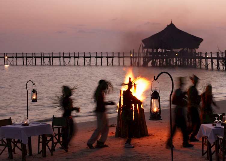 Swahili night at Fundu Lagoon, Pemba Island