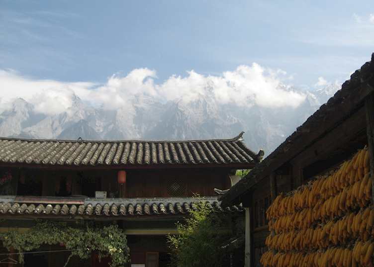 Jade Dragon Mountain looking over Tiger Leaping Gorge