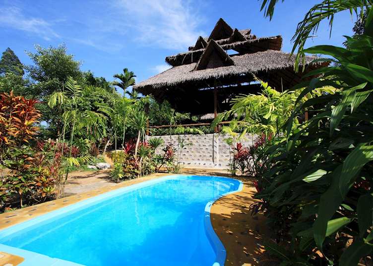 Swimming pool at Elephant Hills Camp