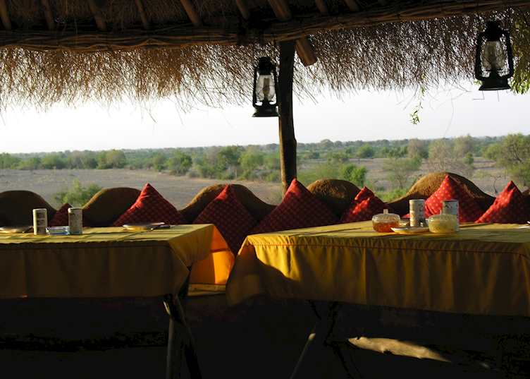 Dining area, Wilderness Camp, Rohet