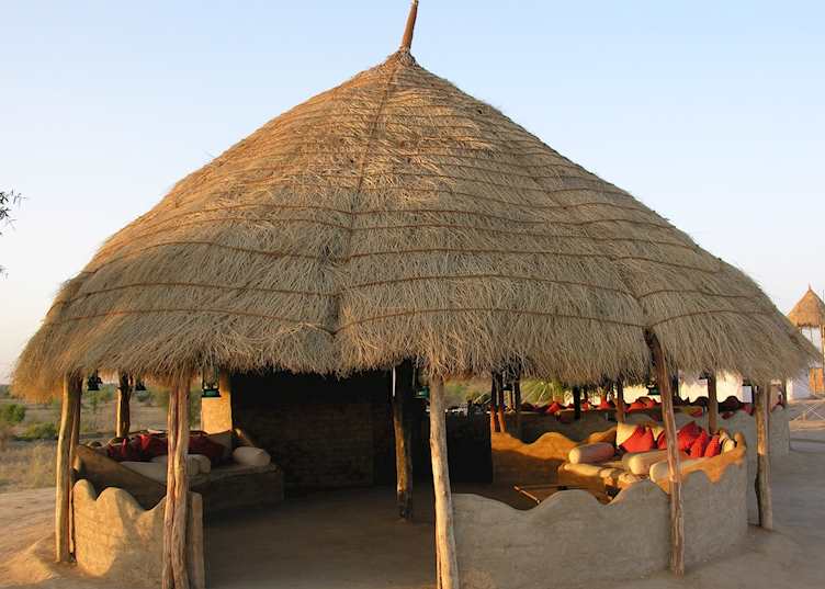 Lounge area, Wilderness Camp, Rohet