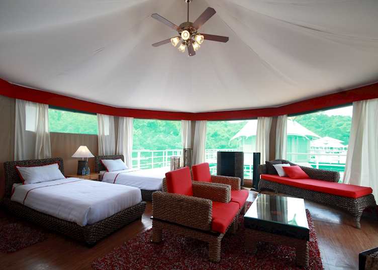 Floating tent, Canvas & Orchids, Koh Kong