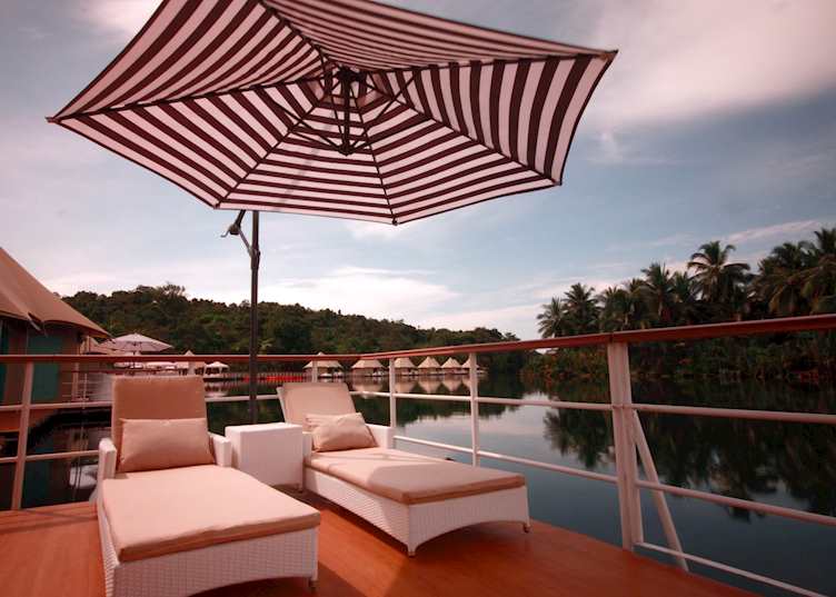 Sit back and relax on your terrace, Canvas & Orchids, Koh Kong