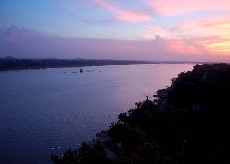 The Narmada River, Maheshwar