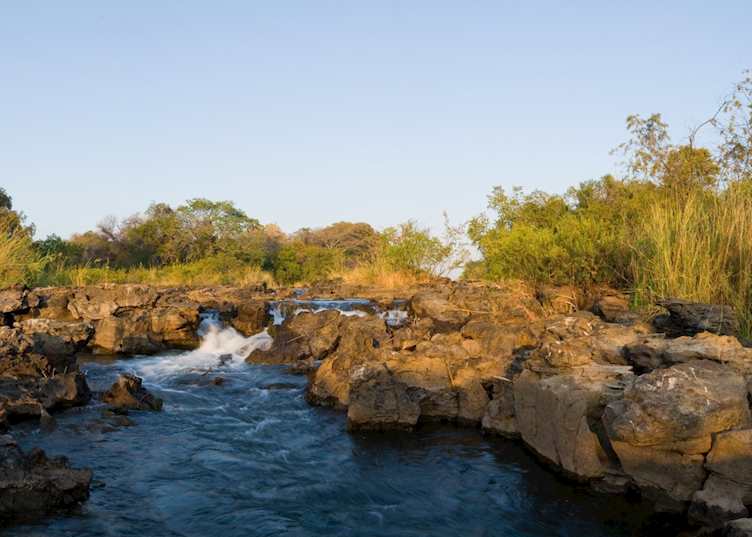 Popa Falls and Mahangu Game Park, Namibia
