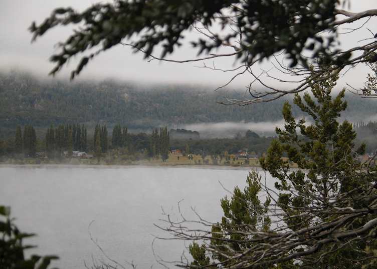 A view of Peuma Hue from the other side of Lago Gutierrez