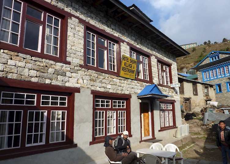 Typical tea house lodge, Nepal