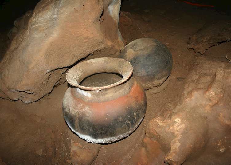 Mayan Offerings and Ceramics Left inside ATM
