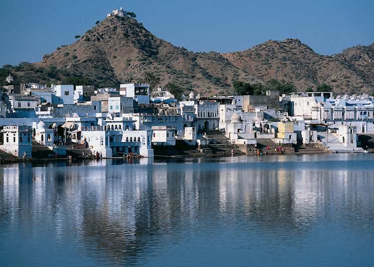 The ghats at Pushkar