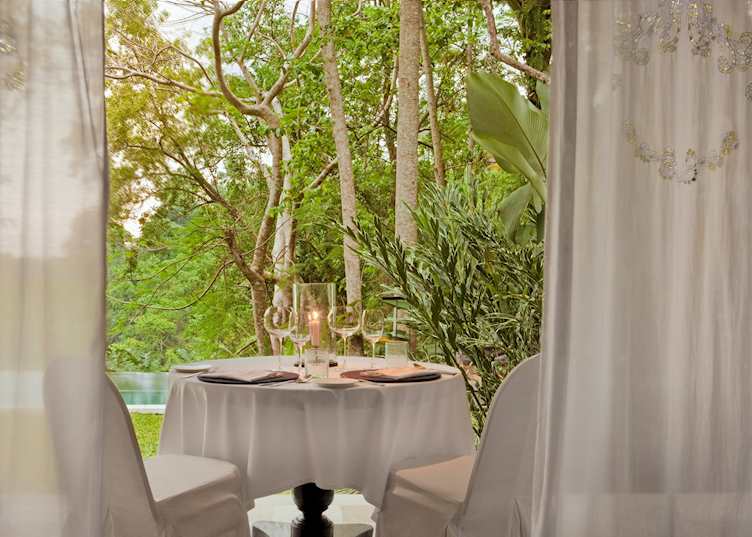 Private dinner at the Uma, Ubud