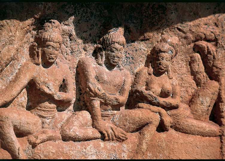 Rock carvings, Badami, India