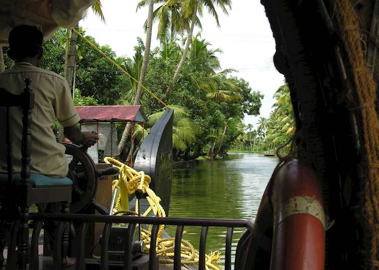 View from a Riceboat, Kerala backwaters