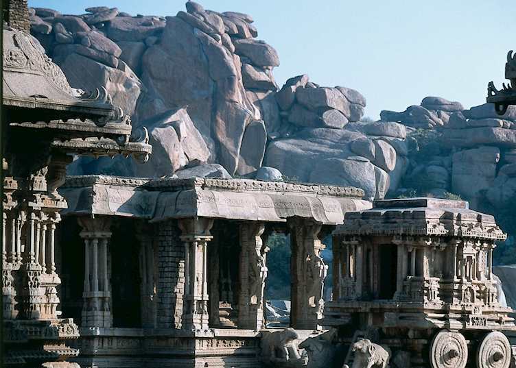 Stone chariot, Hampi