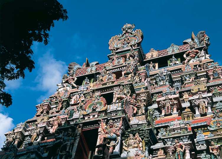 Detail of Meenakshi Temple, Madurai