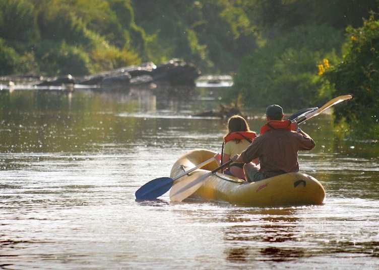 Canoeing in the Loisaba Wilderness