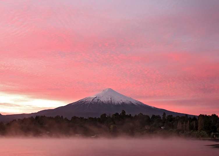 View of Osorno Volcano, near Puerto Varas, Chile
