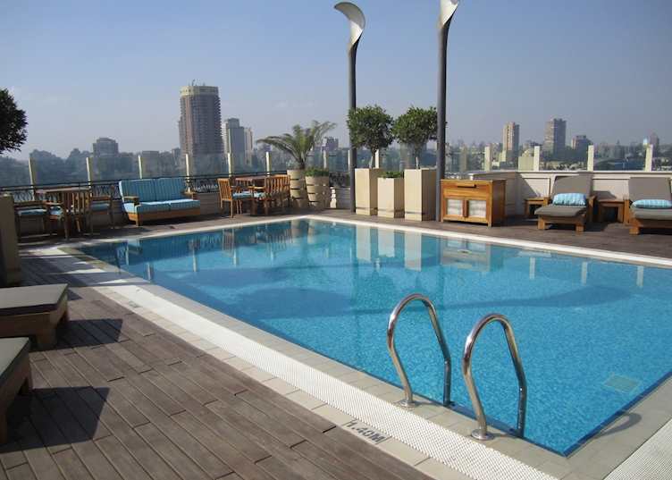 Roof Top Pool, Kempinski Nile Hotel, Cairo