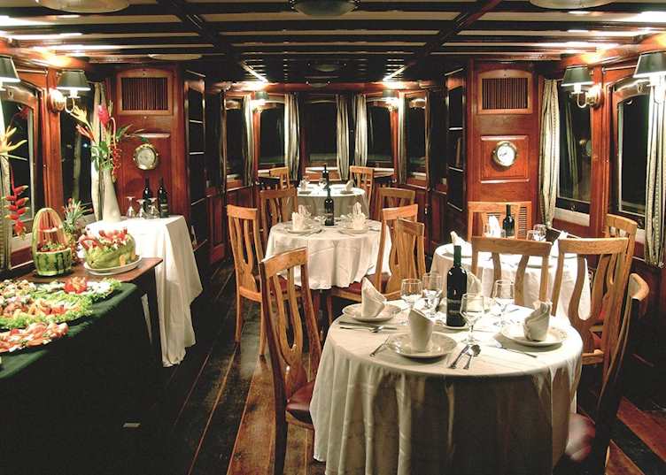 Restaurant, M/Y Tucano