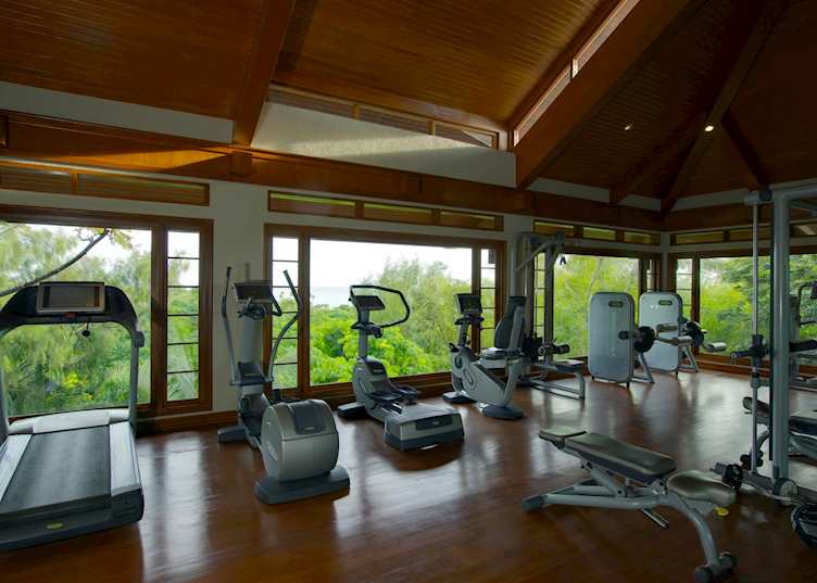 Gym at Amanpulo, Pamalican Island