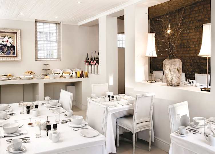 Breakfast room at The Cape Cadogan