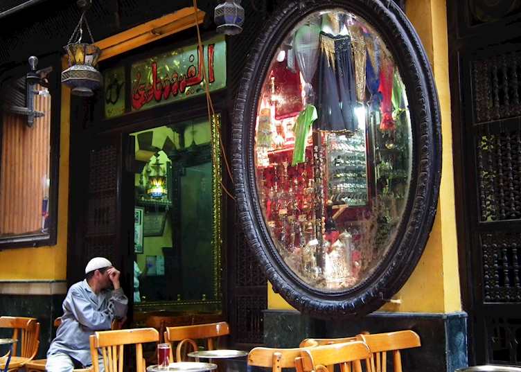 Tea shop in Cairo Old Town, Egypt