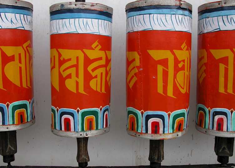 Prayer wheels, Kalimpong