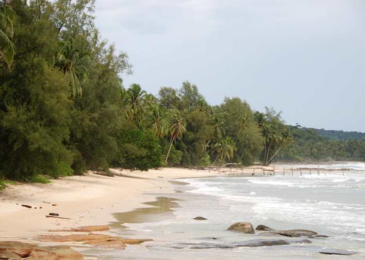 Quiet and rustic beach, Koh Kood, Thailand