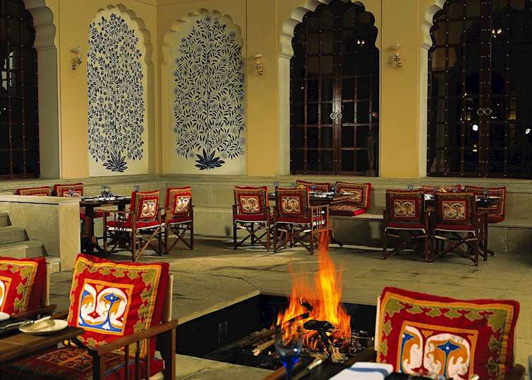 Restaurant at Vanyavilas, Ranthambhore National Park