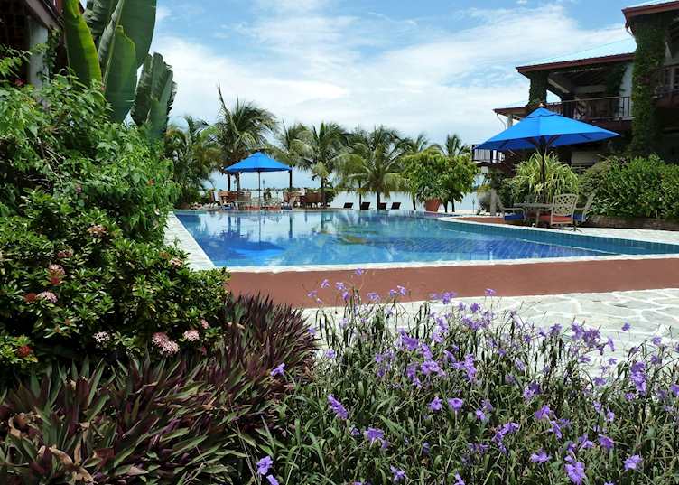 Pool at Chabil Mar Villas, Placencia